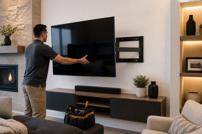 Bedroom Tv Mounting in Conroe, TX
